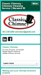 Mobile Screenshot of classic-chimneyri.com